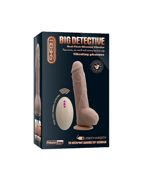 Buy Online Big Detective Remote Controlled Vibrator | Trykartehai