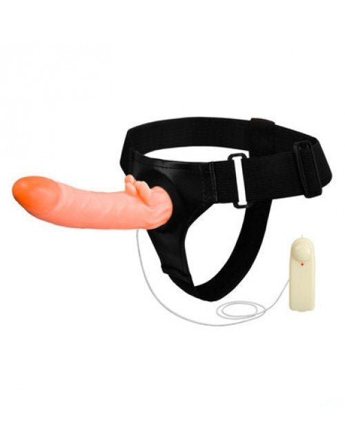 Strap On Dildo with Hallow Pocket Pussy Vibrator
